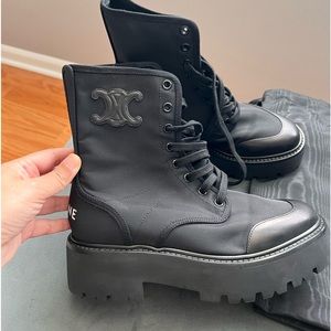 Celine Bulky Nylon Boots